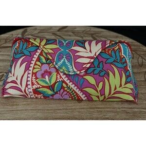 Vera Bradley Paisley In Paradise Magnetic Snap Closure Hard Eyeglass Case